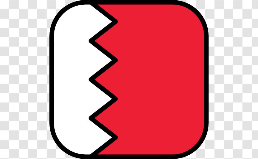 Bandera De Bahrein - Text - Area Transparent PNG