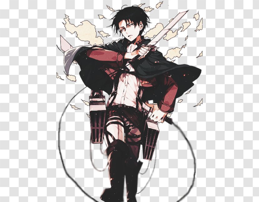 Attack On Titan Levi Strauss & Co. أرافيستا Eren Yeager - Watercolor Transparent PNG