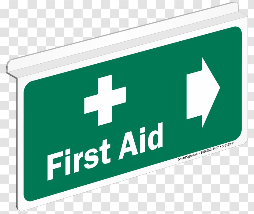 First Aid Supplies Kits Arrow Safety Sign - Headings Transparent PNG