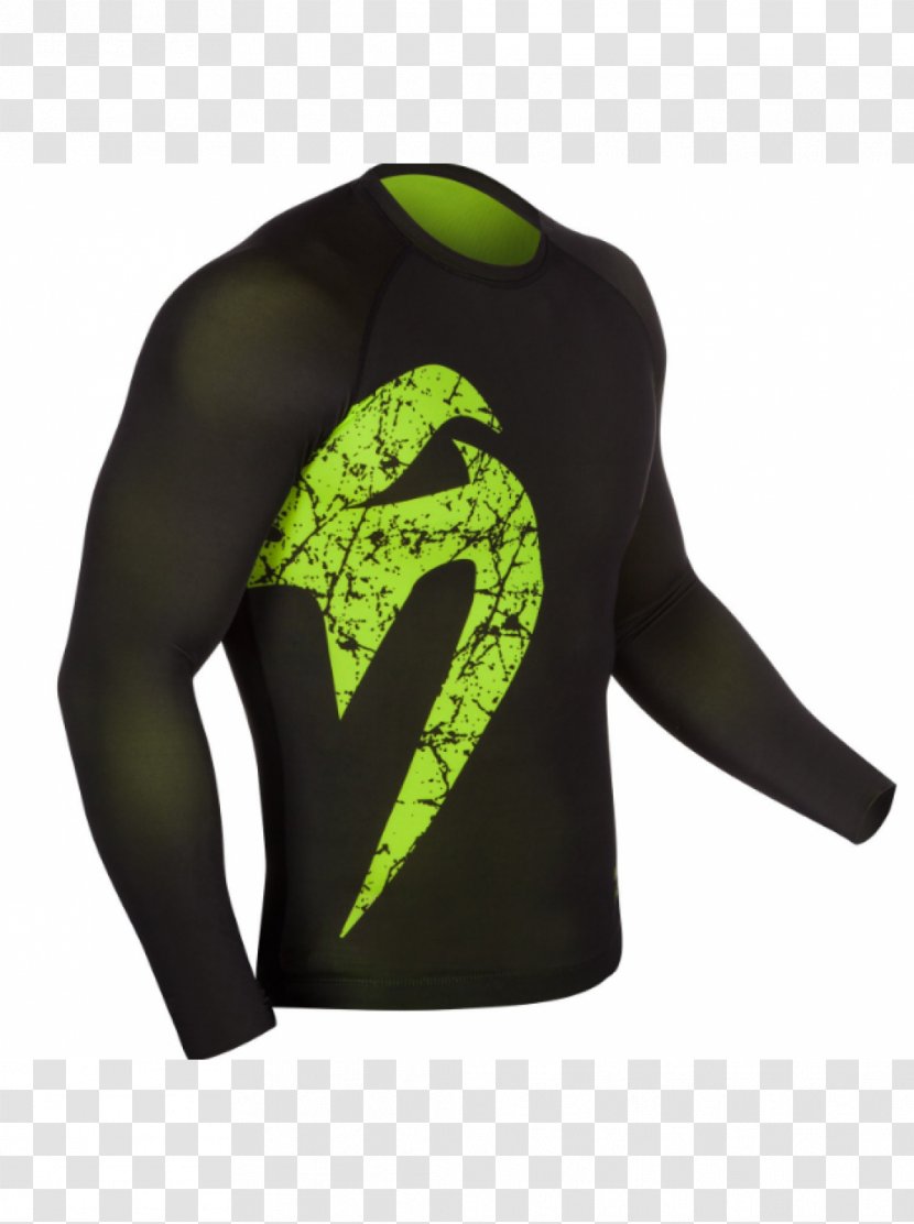 T-shirt Sleeve Rash Guard Venum Wetsuit - Clothing Transparent PNG