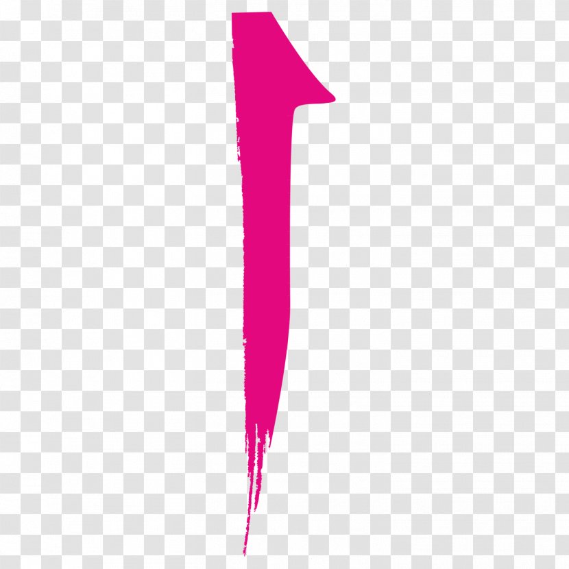 Pink M Line Font - Magenta Transparent PNG