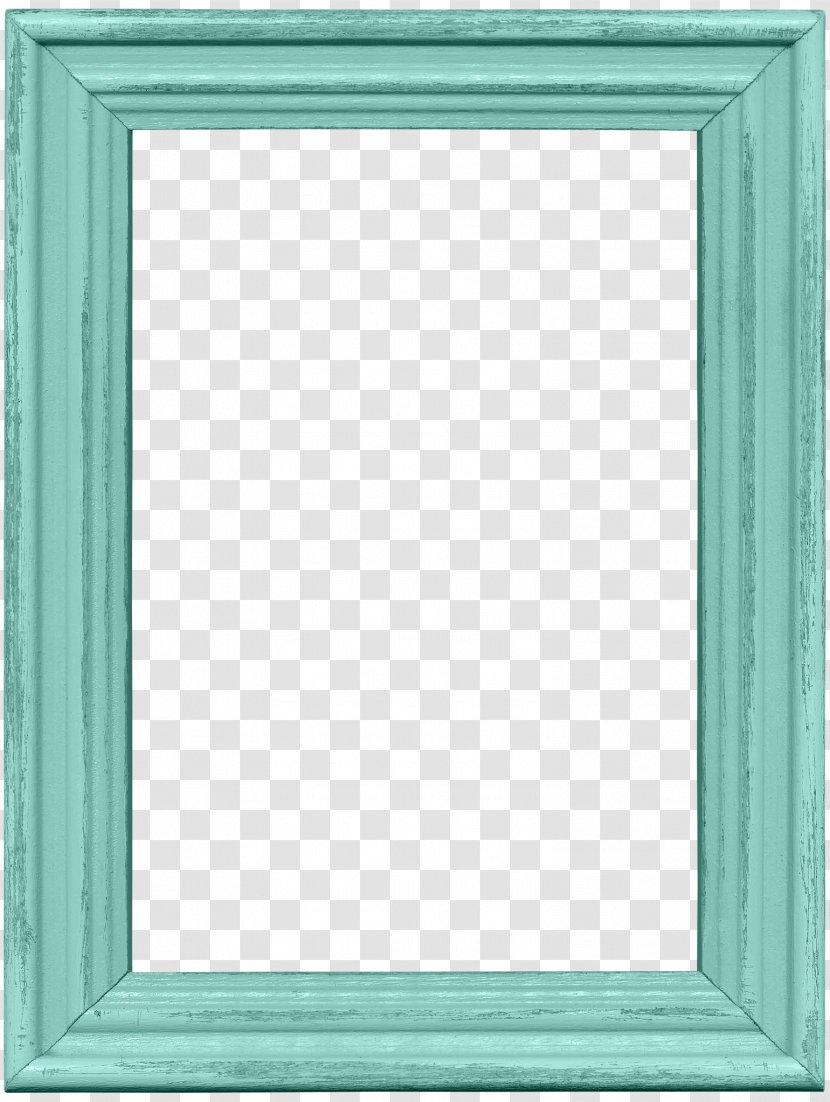 Window Picture Frame Text Blue Pattern - Pretty Transparent PNG
