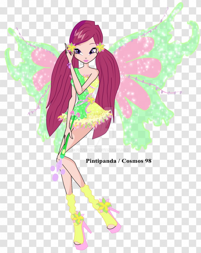 Roxy Bloom Flora Tecna Winx Club: Believix In You - Heart - Magic Wand Transparent PNG