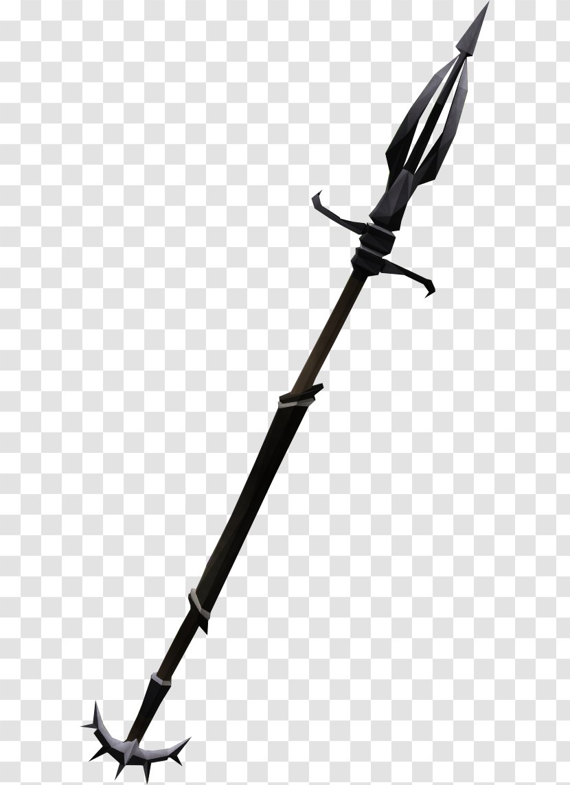 Ski Poles Weapon Line - Spear Transparent PNG