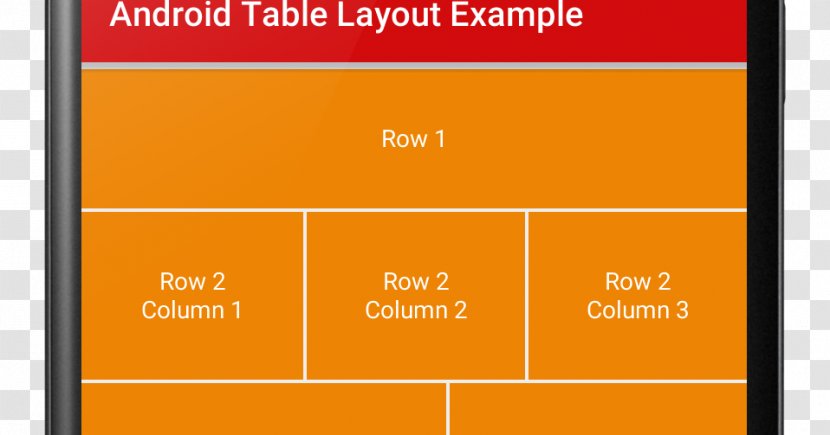 Create An App Rows And Columns Android Table - Sqlite - Best Layout Design Transparent PNG