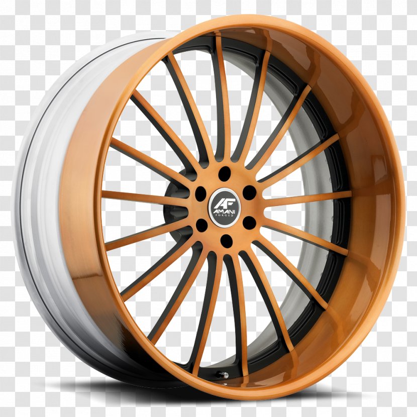 Alloy Wheel Car Rim Motor Vehicle Tires - Lug Nut - Gold Powder Coated Wheels Transparent PNG