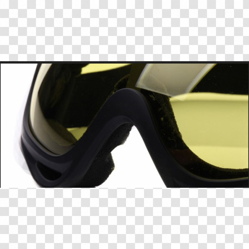 Goggles Sunglasses Fashion Eyewear - Yellow - Glasses Transparent PNG