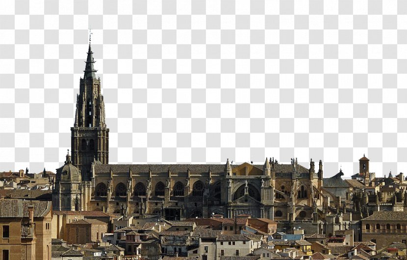 Toledo Cathedral Church - Tourist Attraction - Famous Transparent PNG