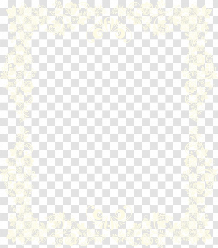 Symmetry Area Pattern - Yellow Frame Transparent PNG