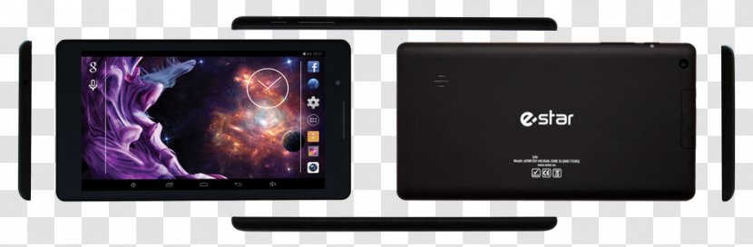 Estar Tablet 3G 8Gb Black Mid1148G 200 Gr Intel Jupiter Laptop Handheld Devices - Ipad Transparent PNG