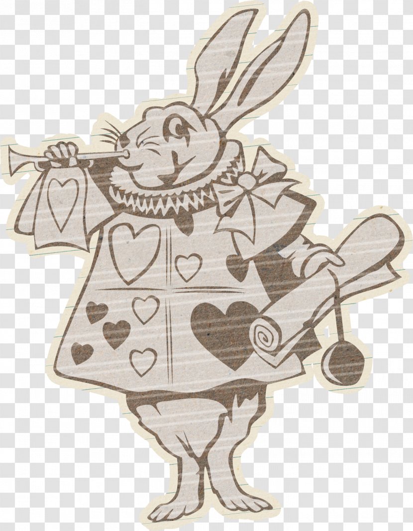 White Rabbit Alice's Adventures In Wonderland Cheshire Cat The Mad Hatter Transparent PNG