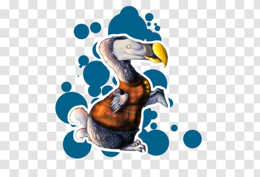 Dodo Flightless Bird Drawing Digital Art Paper - Blue Transparent PNG