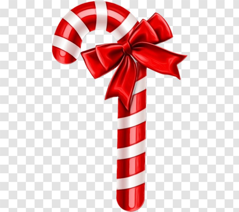 Candy Cane - Watercolor - Event Transparent PNG