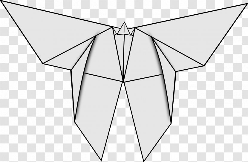 Crane Drawing Clip Art - Point - Origami Transparent PNG