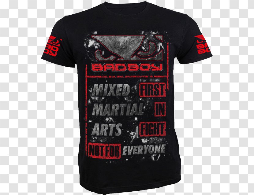 T-shirt Bad Boy Ultimate Fighting Championship Mixed Martial Arts - Mma Transparent PNG