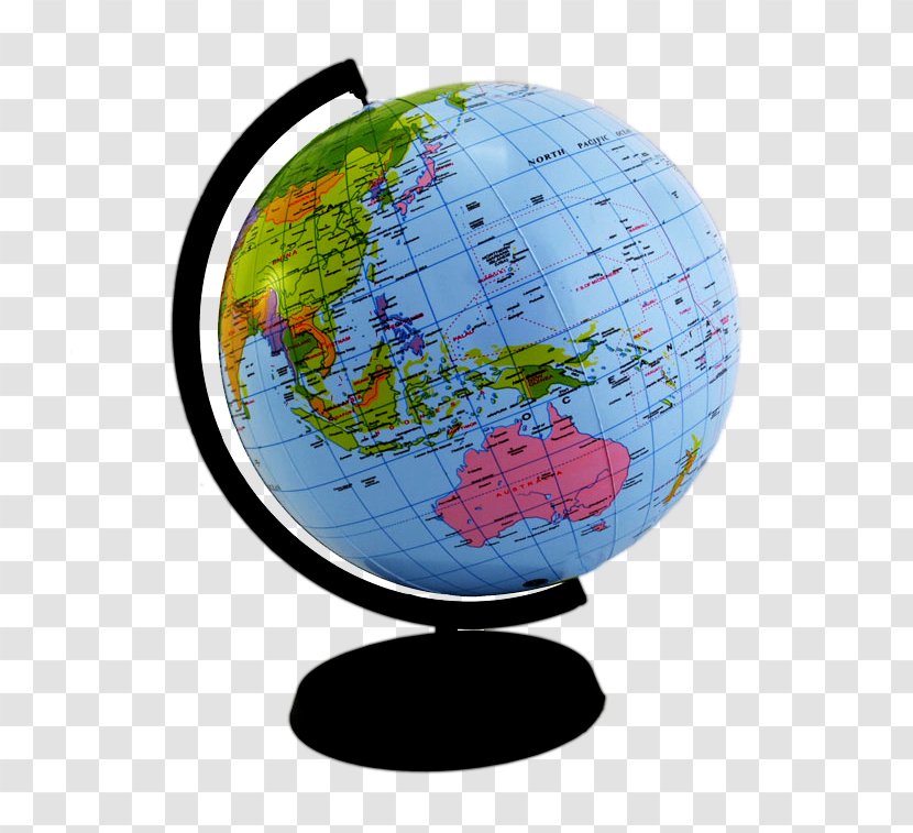 Globe World Map - Image File Formats - Espacio Transparent PNG