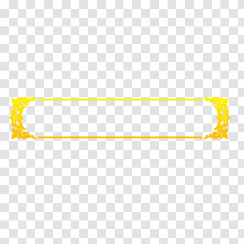 Line Point Angle - White - Golden Frame Transparent PNG