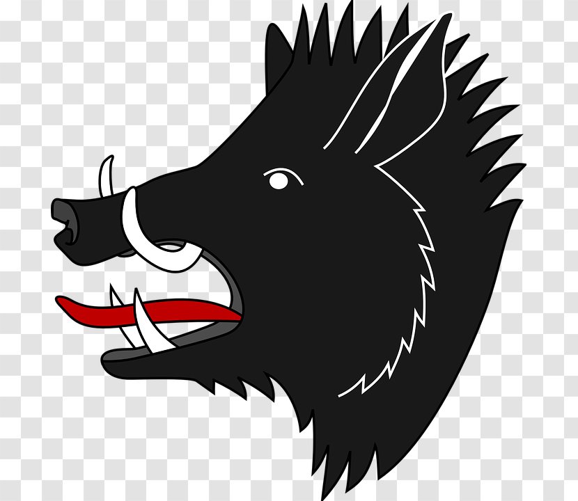 Clip Art - Head - Boar Transparent PNG