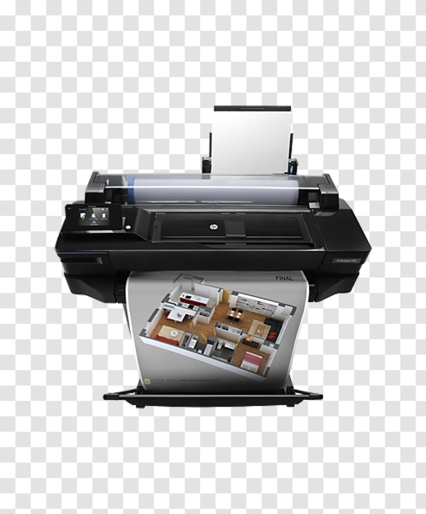 Hewlett-Packard Plotter Wide-format Printer HP DesignJet T520 - Electronics - Hewlett-packard Transparent PNG