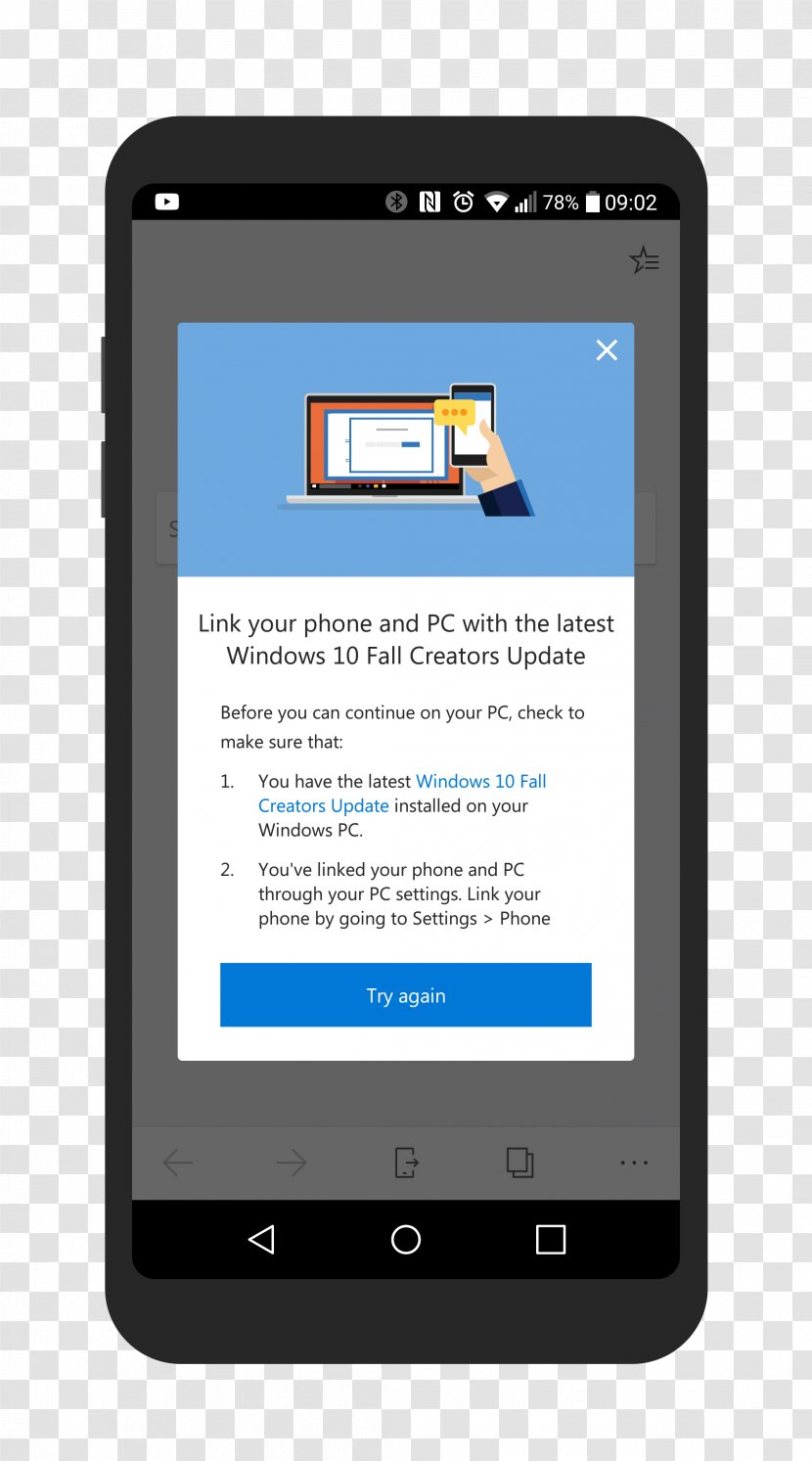 Microsoft Edge Smartphone Android - Computer Software Transparent PNG
