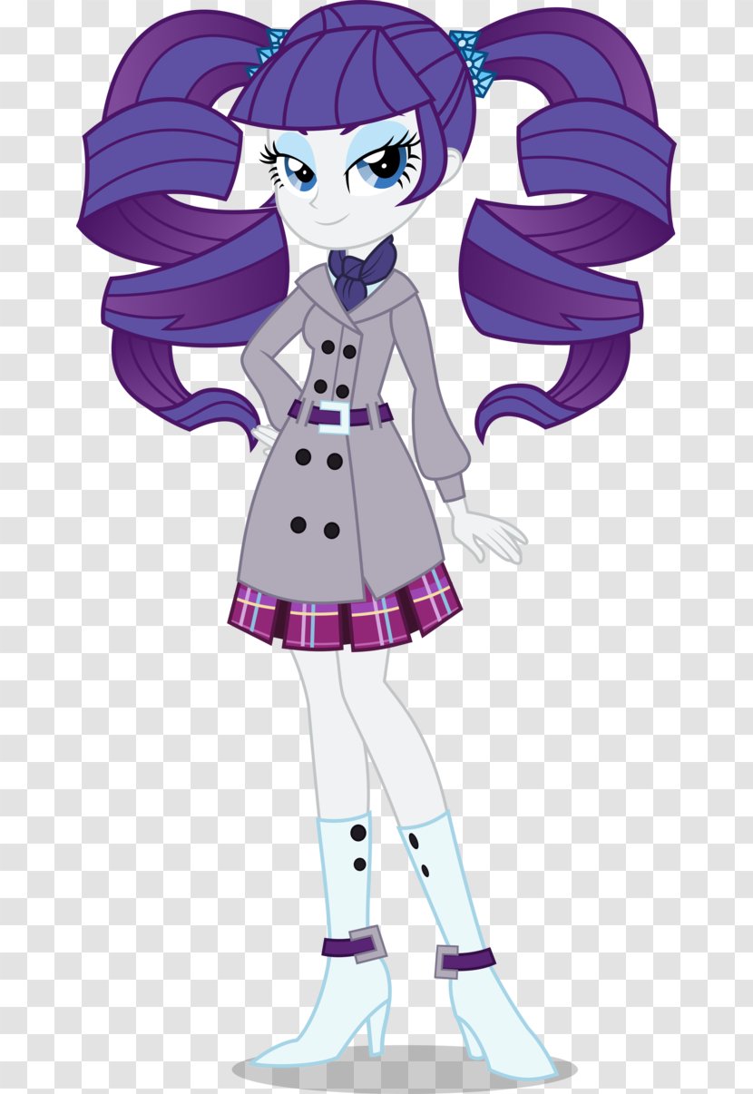 Rarity My Little Pony: Equestria Girls Spike - Silhouette Transparent PNG