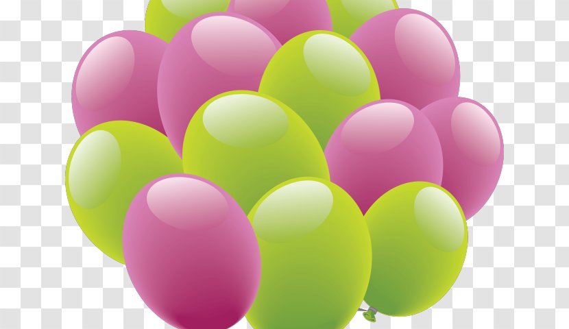 Green Balloons Pink Birthday Clip Art - Happy Helium Balloon Newtons Law - Summer Fun Background Camfrog Transparent PNG