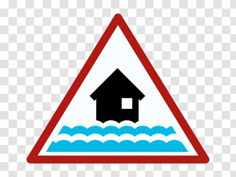 Flood Warning Alert Clip Art National Weather Service - Traffic Sign - Icon Triangle Area Transparent PNG