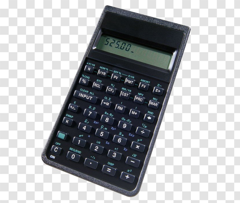 HP Calculators Hewlett Packard Enterprise Calculation Electronics - Office Supplies - Pocket Calculator Transparent PNG