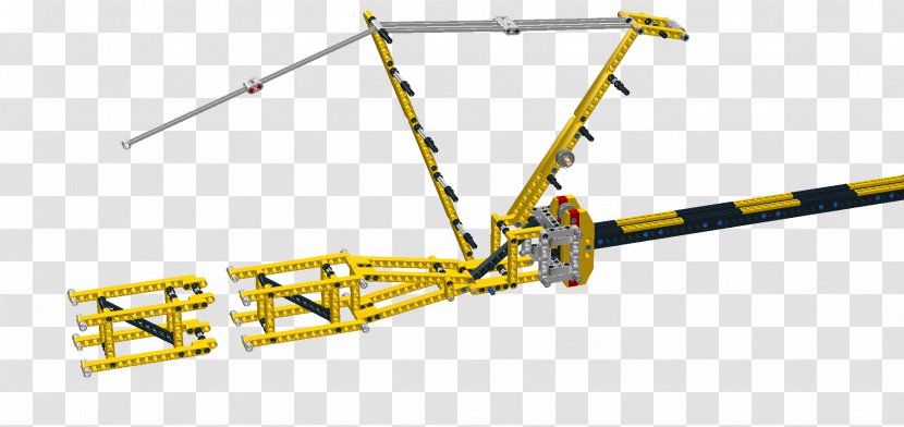 Lego Technic Mobile Crane Axle - Industrial Design Transparent PNG