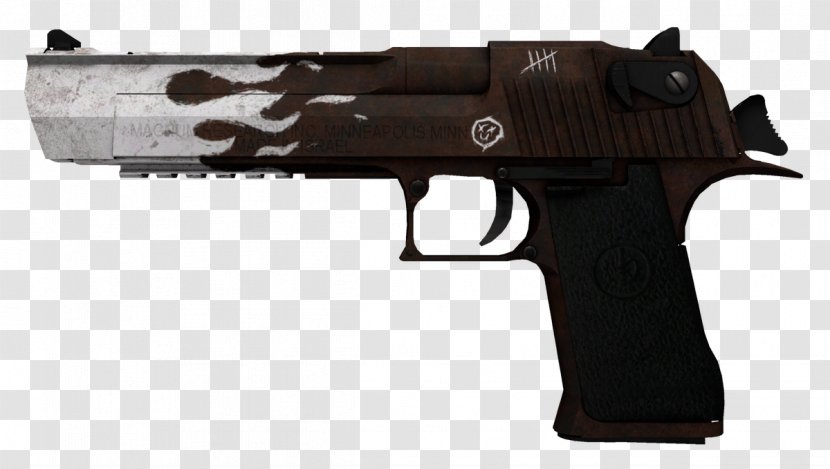 Counter-Strike: Global Offensive IMI Desert Eagle Firearm .50 Action Express Magnum Research - Airsoft Transparent PNG