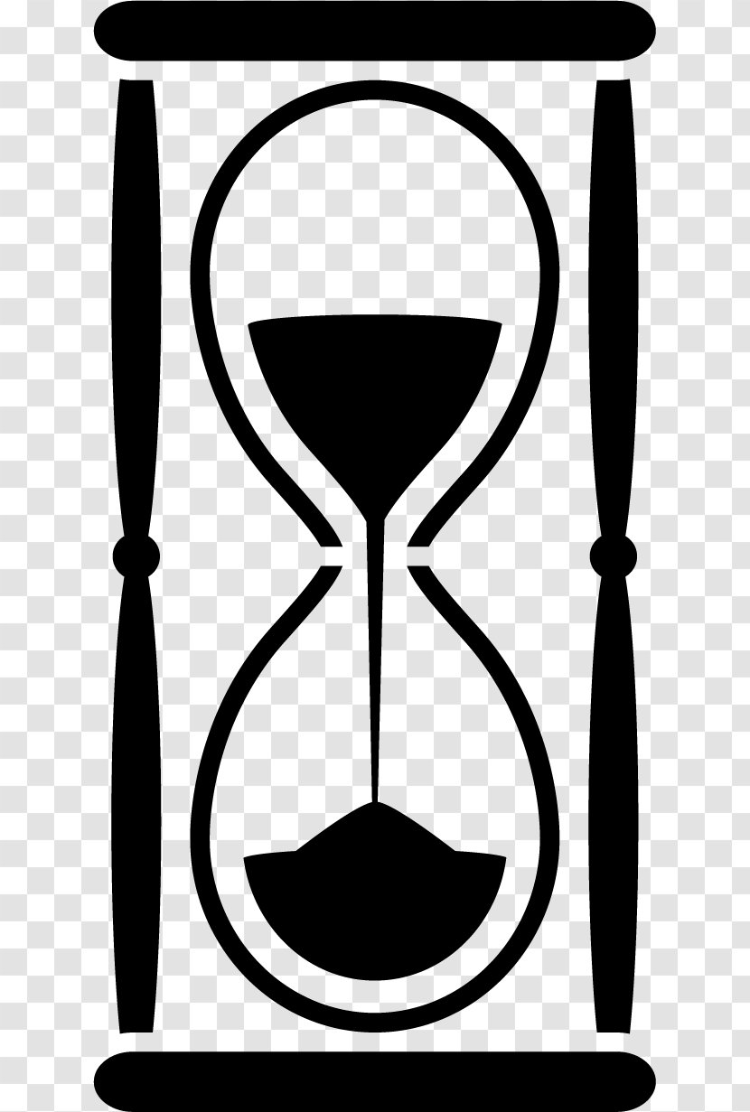 Hourglass Silhouette Time - Silhouettes Transparent PNG