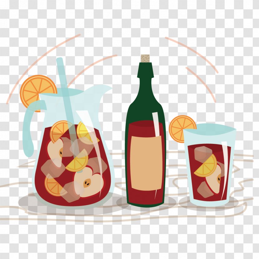 Red Wine Juice Drink Clip Art - Cartoon Transparent PNG