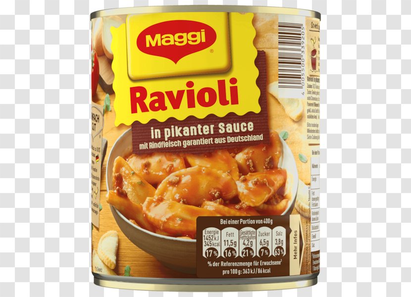 Ravioli Chili Con Carne TV Dinner Pasta Sauce - Tomato - Meat Transparent PNG