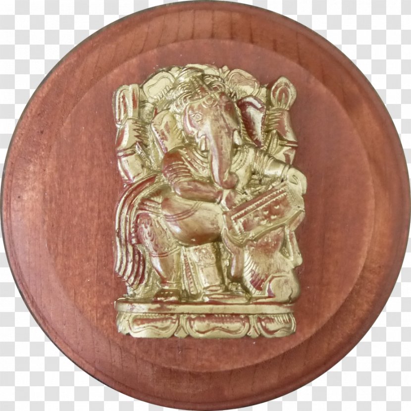 Copper 01504 Bronze Metal Medal - Ganesha Transparent PNG