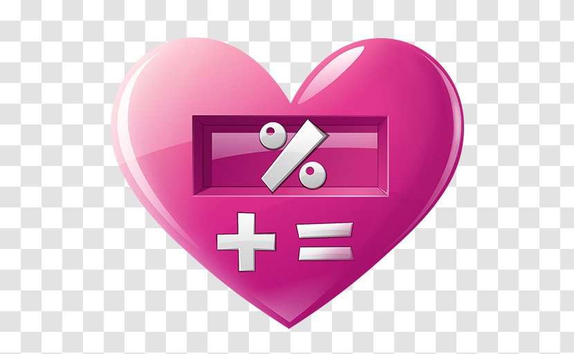 Love Calculator Mobile App Android Application Package Phones - Heart Transparent PNG