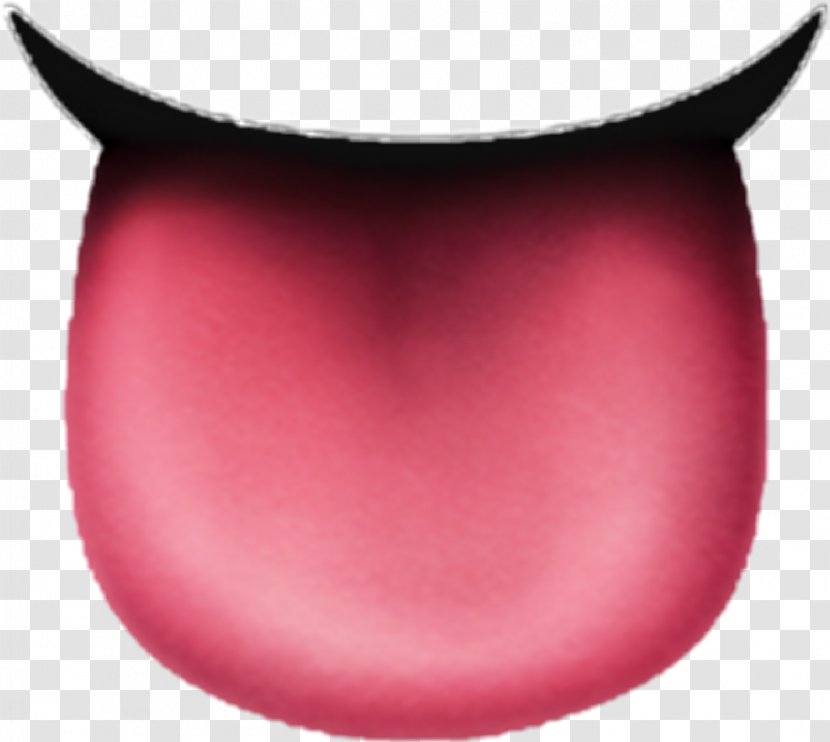Emoji Tongue Mouth Licking Sticker Transparent PNG