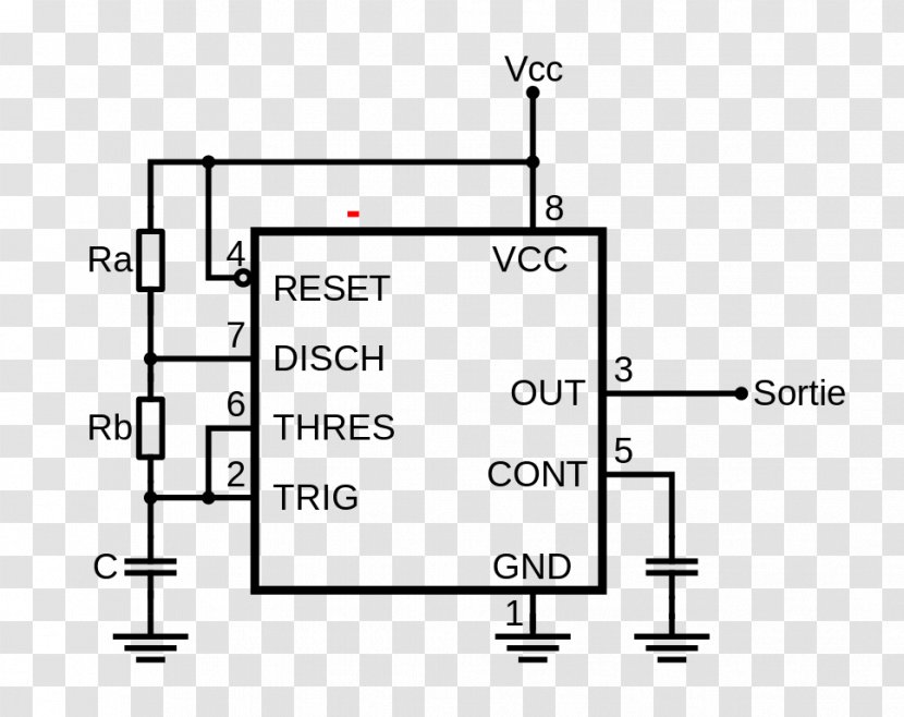 555 Timer IC Astable Multivibrator Electronics Electronic Circuit Oscillators - Monostable - LİNE BOOK Transparent PNG