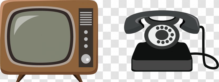 Telephone Home & Business Phones - Technology - TV Vector Elements Transparent PNG
