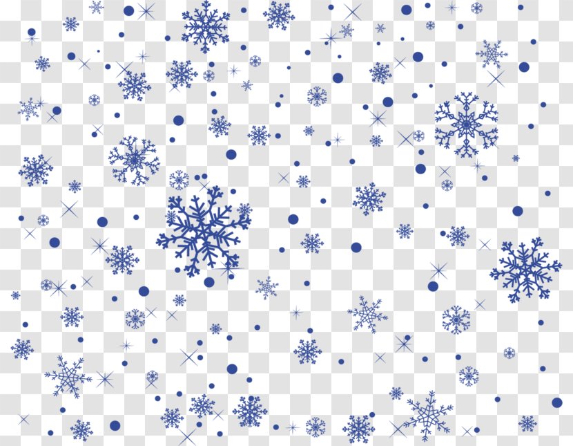 Blue Snowflake - Point - Background Transparent PNG