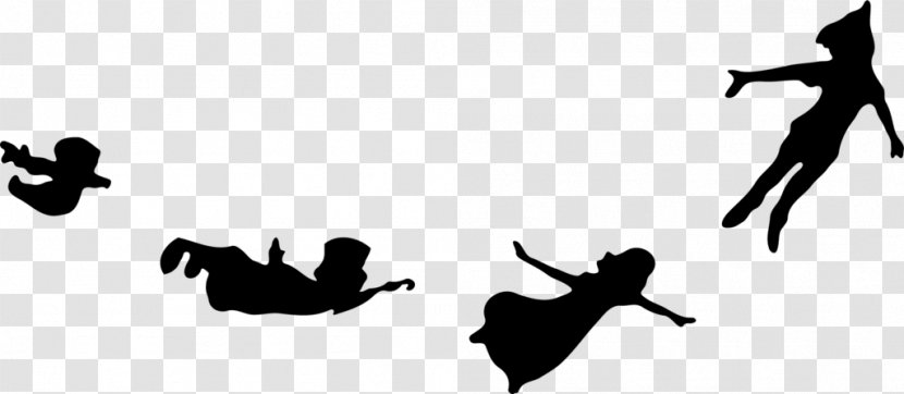 Peeter Paan Peter Pan Tinker Bell YouTube Silhouette - Monochrome Photography - Hat Transparent PNG