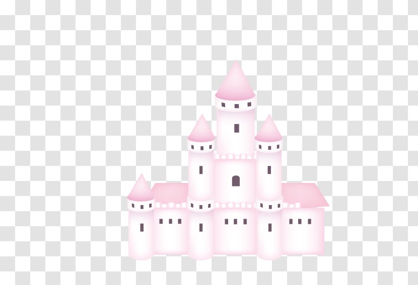 Text Material Illustration - Pink - Dream Castle Transparent PNG