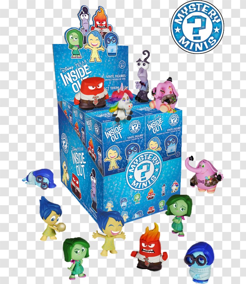 Funko 4879 Disney/Pixar-Inside Out Mystery Mini Blind Box One Figure Bing Bong Action & Toy Figures - Play - Diy Emotions Poster Transparent PNG