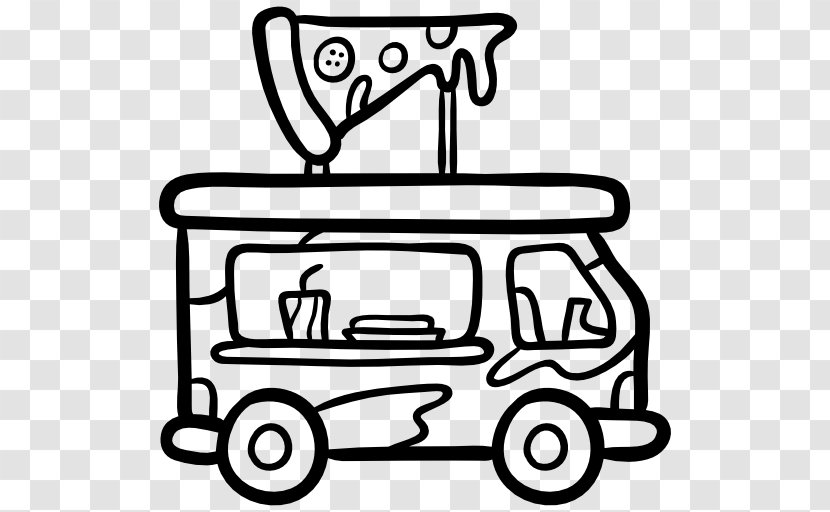 Fast Food Car Truck Pizza - Icon Transparent PNG