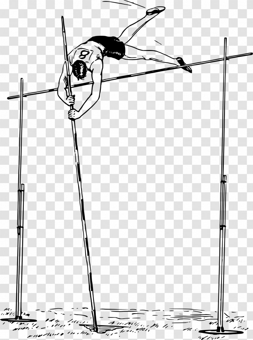 Pole Vault Track & Field Clip Art - Artwork Transparent PNG