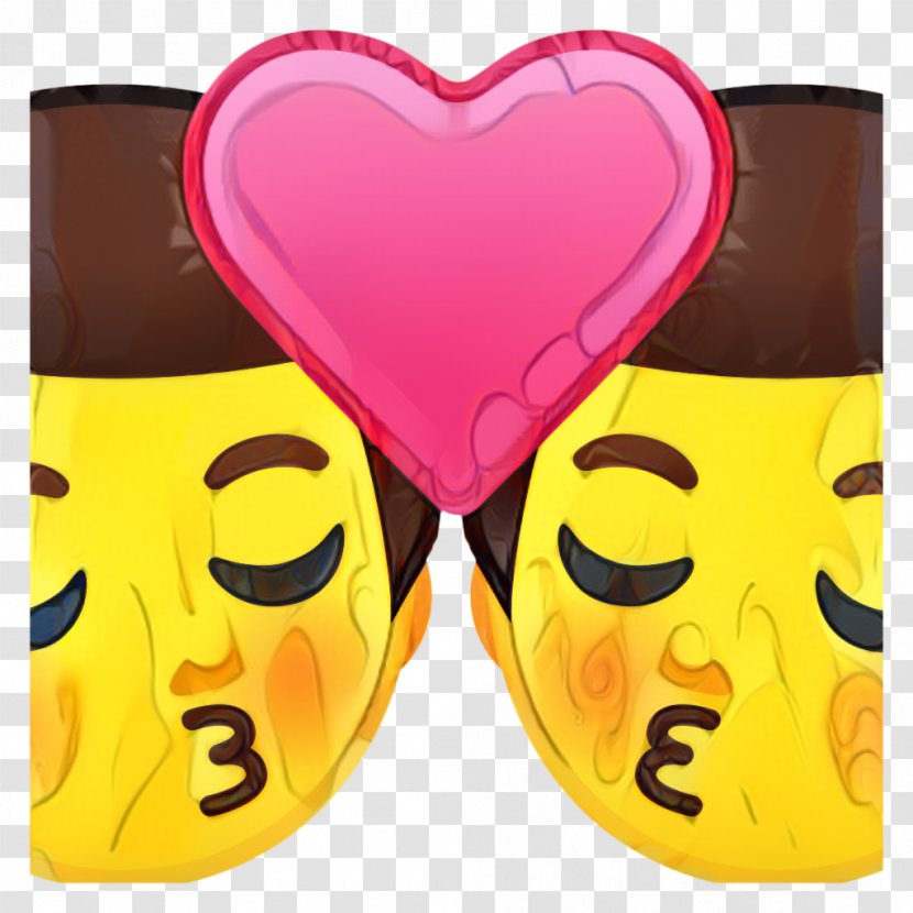 Heart Emoji Background - Emoticon - Love Smile Transparent PNG