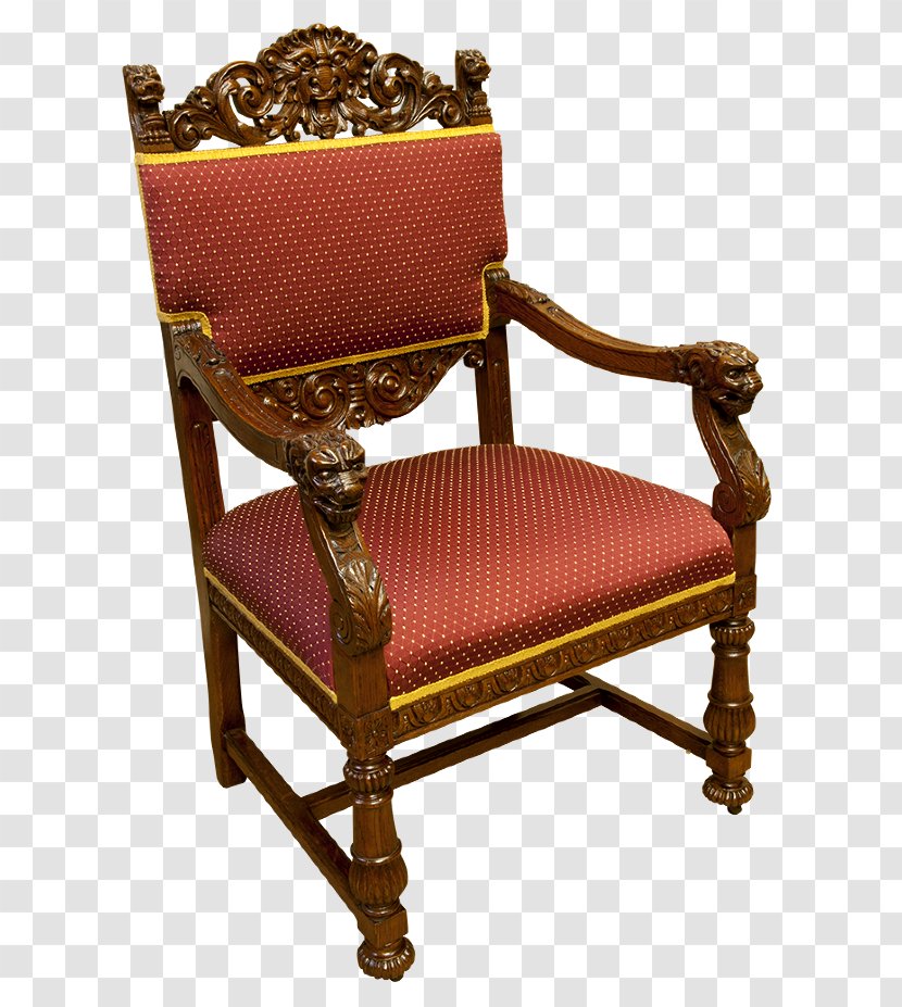 Chair Antique Furniture Throne - Wicker - Of God Transparent PNG