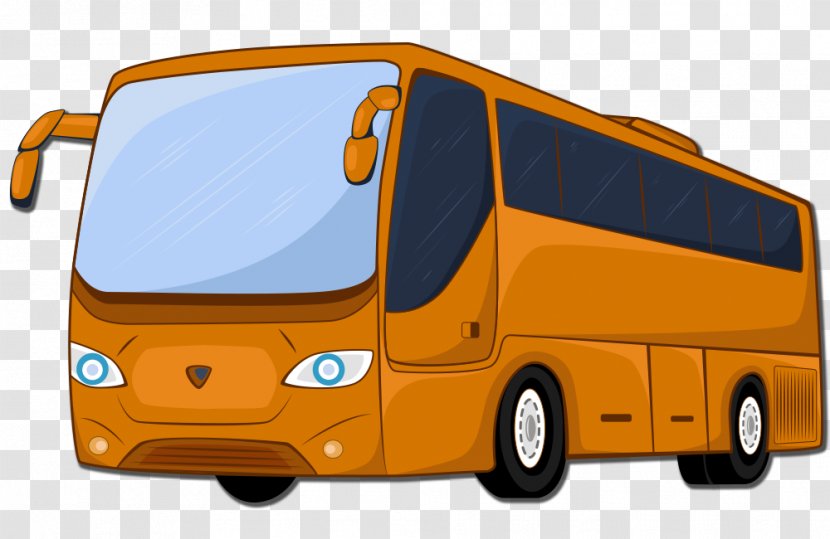Airport Bus Commercial Vehicle Car Shuttle Service - Old Transparent PNG