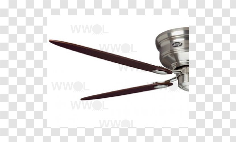 Ceiling Fans Light Brushed Metal - Fan Transparent PNG