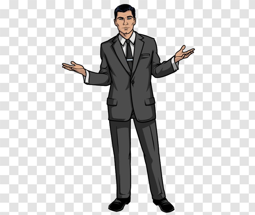 Adam Reed Sterling Archer Costume Suit - Standing Transparent PNG