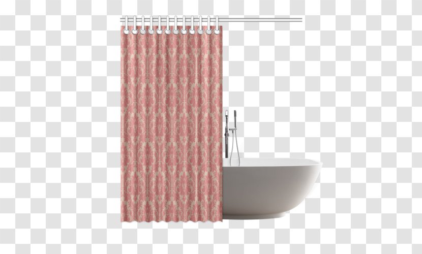 Window Blinds & Shades Curtain Treatment Douchegordijn - Pink Transparent PNG